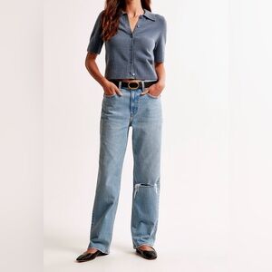 Abercrombie & Fitch Vintage Straight High rise